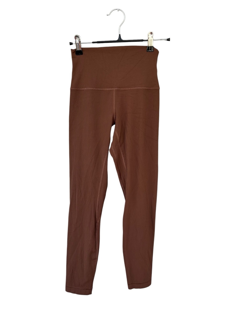 Lululemon Align Ribbed High-Rise Pant 25" - Size 4 - Roasted Brown